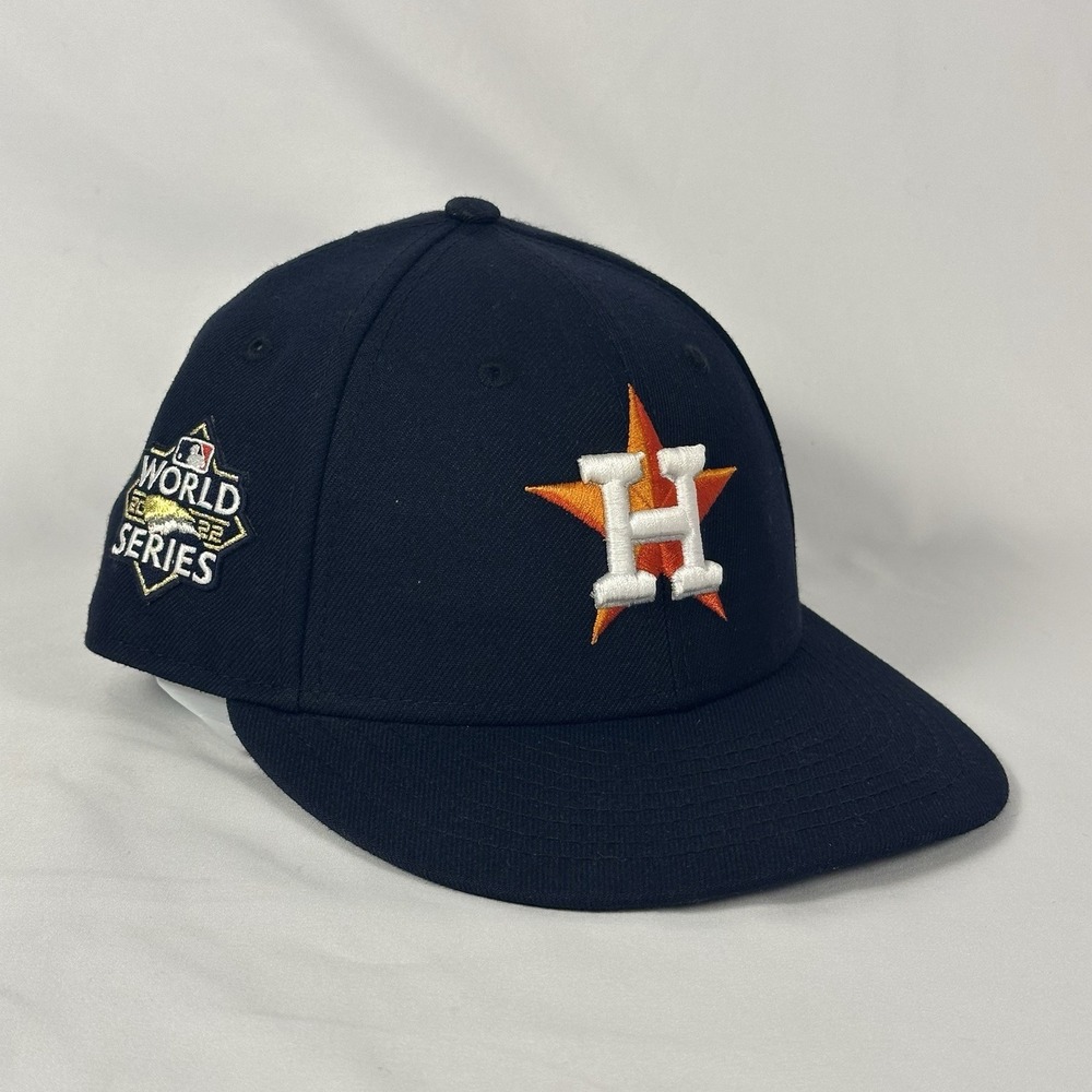 Houston Astros 2022 World Series New Era 59FIFTY Fitted Hat Navy Size 7 1/2